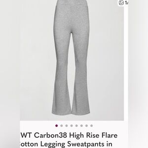 Carbon38 Gray Boot Cut Pants